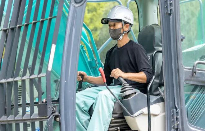 粥川商店作業風景