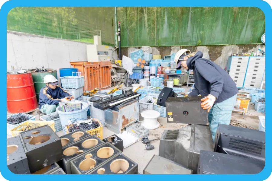 粥川商店作業風景